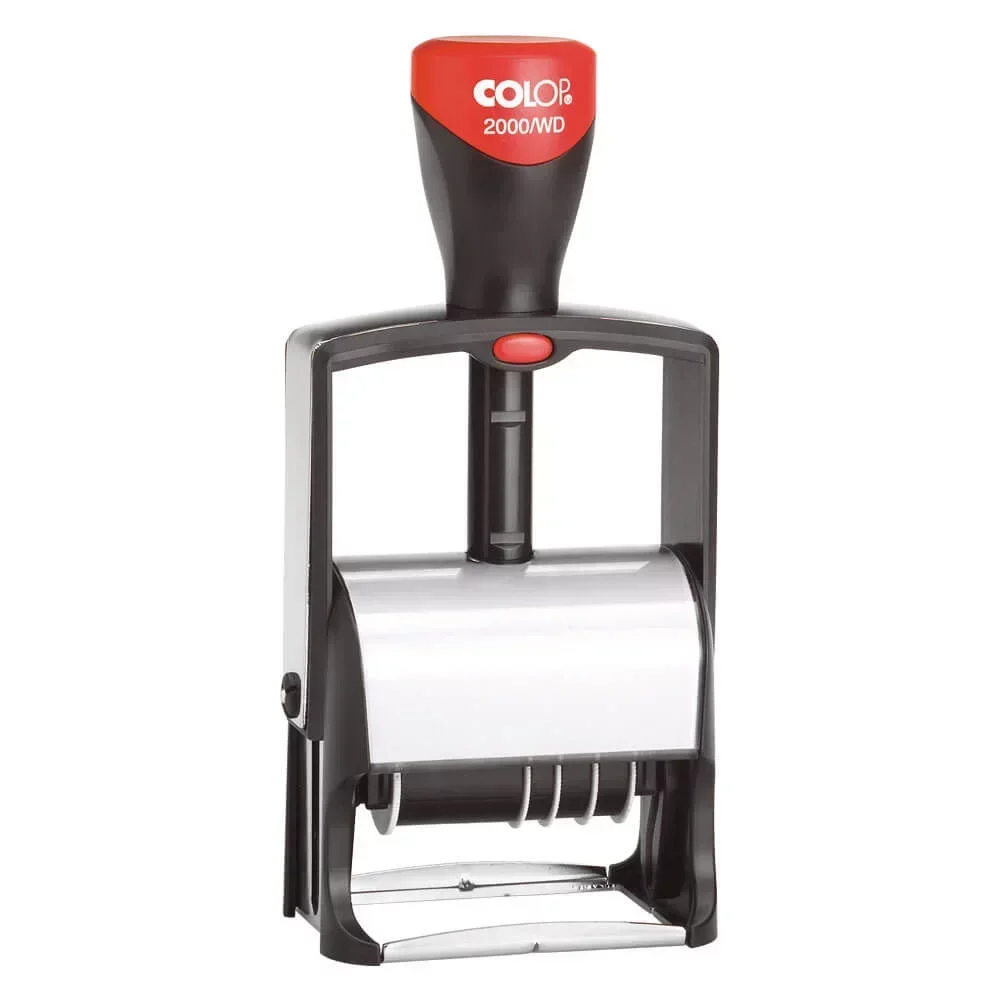 Colop Text- und Datumsstempel ClassicLine 2000WD mit 12 Texten + Datum Metall/Kunststoff Schrifthöhe 4mm 9004362403081 Colop