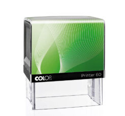 Colop Printer 60 schwarz Selbstfärbestempel mit grünem Inlay