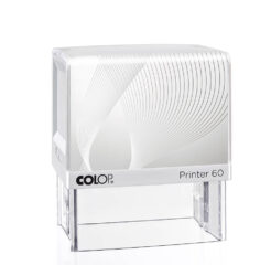 Colop Printer 60 weiß Selbstfärbestempel mit weißem Inlay