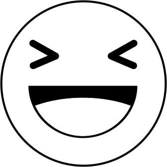 Emoji Smiley Motivstempel / Set Haha