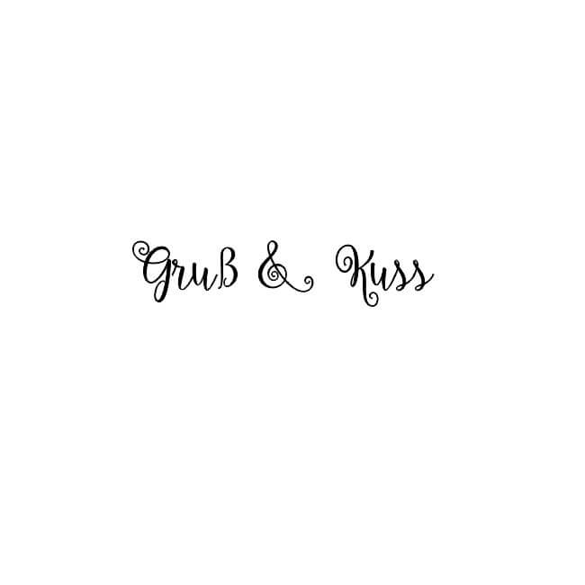 Motivstempel Valentinstag: "Gruß & Kuss"