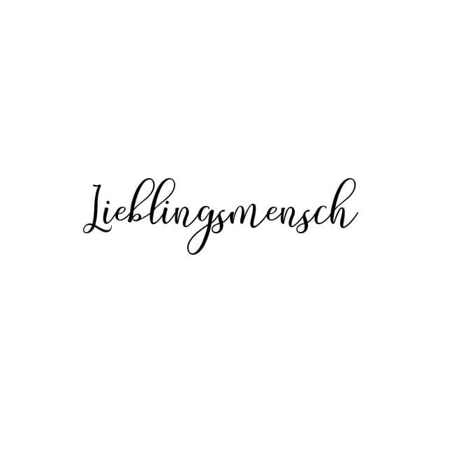 Motivstempel Valentinstag: "Lieblingsmensch"