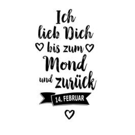 Motivstempel Valentinstag: