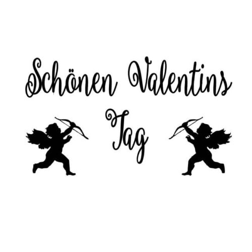 Motivstempel Valentinstag: “Schönen Valentins Tag” mit Engeln