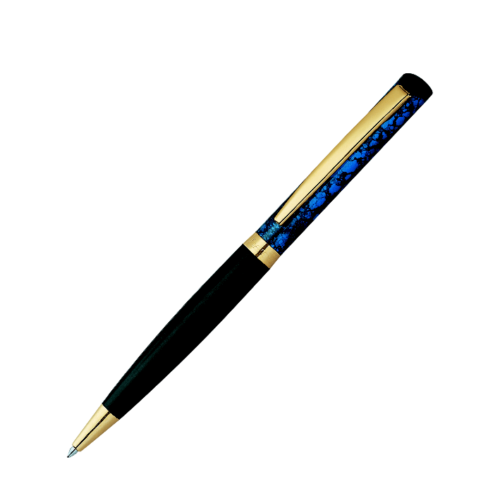 Heri Color Exclusive 6723 Kugelschreiberstempel blau marmoriert