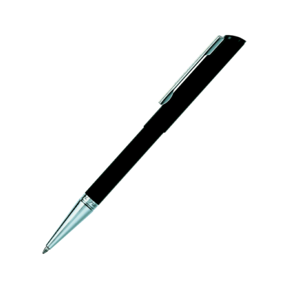 heri diagonal 3021 kugelschreiberstempel schwarz silber