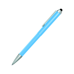 Beispiel für Stempelabdruck passend für: Heri Stamp und Touch Pen 3313 Kugelschreiberstempel hellblau