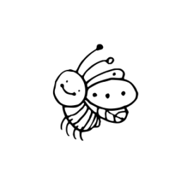 Mini Motivstempel Käfer flieg
