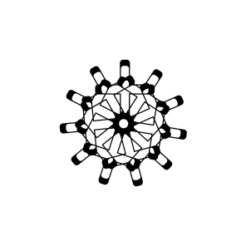 mini motivstempel schneeflocke 22