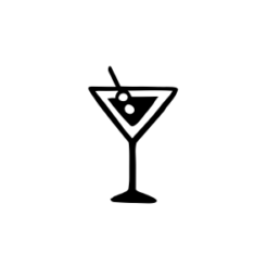 Mini Motivstempel Cocktail