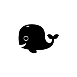 mini motivstempel walfisch