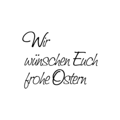 motivstempel ostern wir wuenschen euch frohe ostern