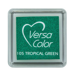 VersaColor Mini Stempelkissen Tropical Green – Pigmenttinte, 25 × 25 mm