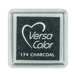 VersaColor Mini Stempelkissen Charcoal – Pigmenttinte, 25 × 25 mm