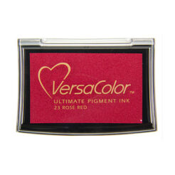 VersaColor Stempelkissen groß Rose Red – Pigmenttinte, 75 × 45 mm