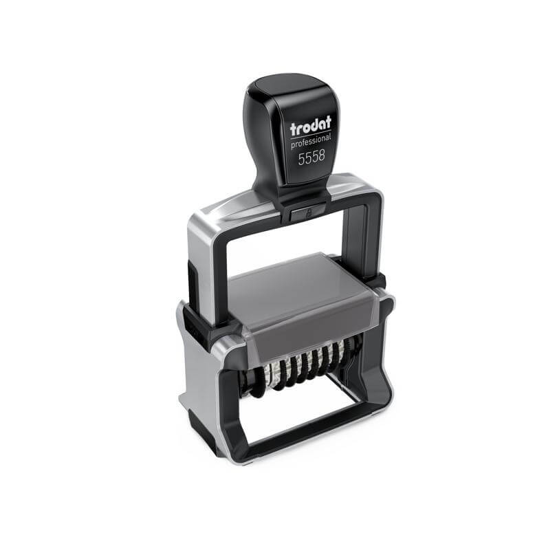 0190084201988 - Professional 5558 Ziffernstempel Schwarz Schwarz