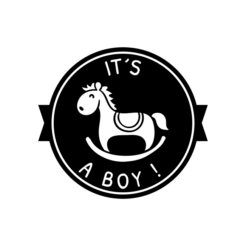 Motivstempel it´s a boy