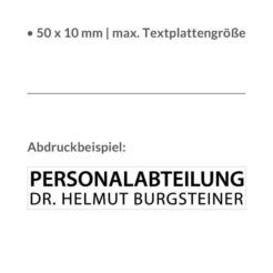Abdruckbeispiel Trodat 4917