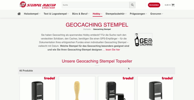 Geochaching Stempel