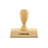 Holzstempel Lagertext – FREIGABE