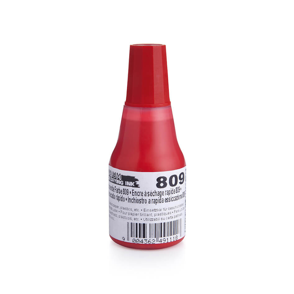 9004362491118 - COLOP schnelltrocknende Farbe 809 25 ml Rot