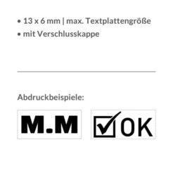 Trodat printy 4907 Abdruckbeispiele