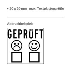 Trodat printy 4922 Abdruckbeispiel