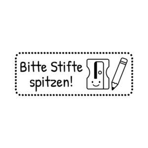 Bitte Stifte spitzen