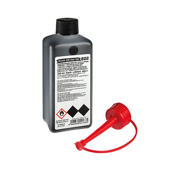 9004362441335 - 802 - schnelltrocknende Farbe Schwarz 250 ml