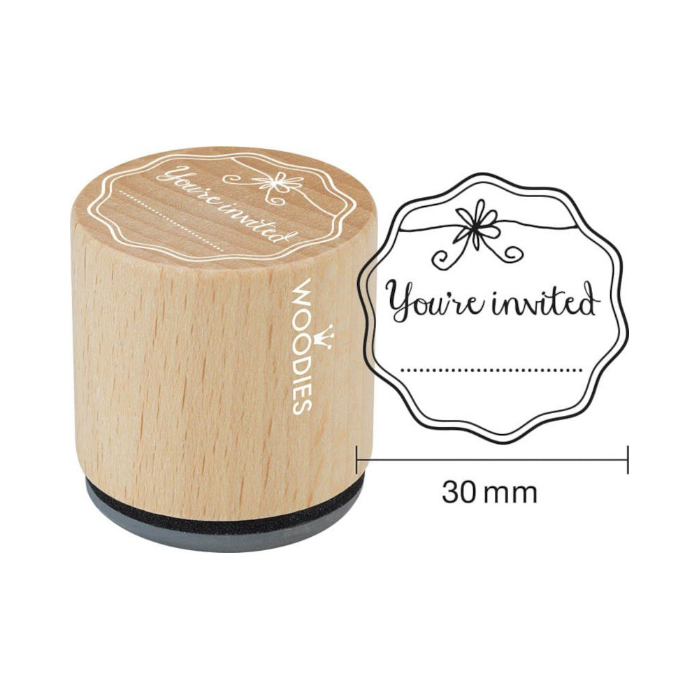 8712938073118 - Woodies Stempel - Youre invited WE2001