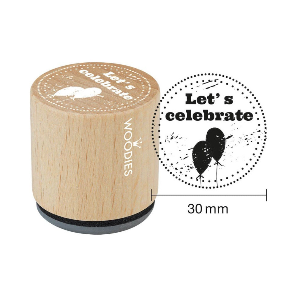 8712938073200 - Woodies Stempel - Lets celebrate WE3001