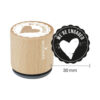 Woodies Verlobungsstempel We're engaged mit Herzsymbol und Vintage-Look