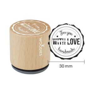 Woodies Stempel - For you WITH LOVE handmade WE5001