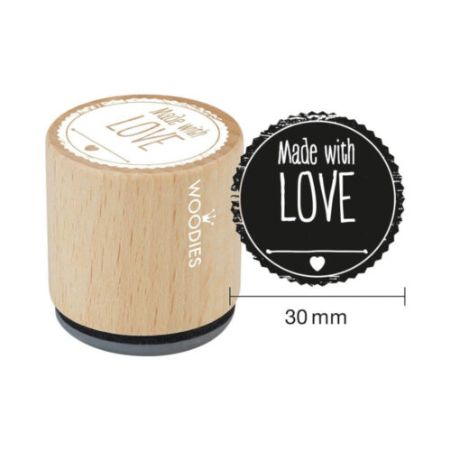 Woodies Stempel – Made with LOVE WE5004