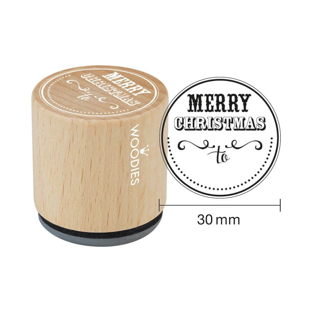 8712938073590 - Woodies Stempel - Merry christmas to WE7004