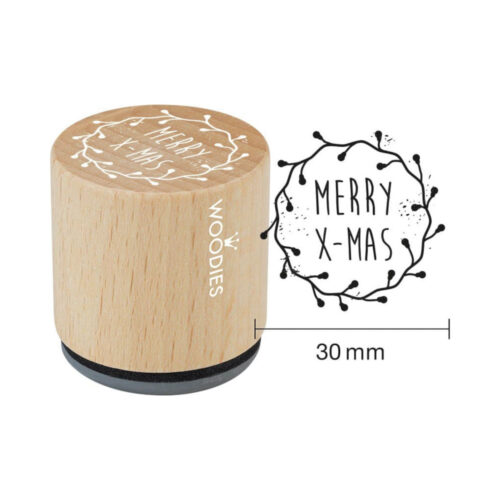 Woodies Stempel – Merry x-mas WE7009