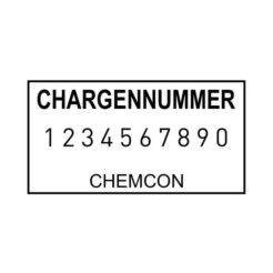 Beispiel für Stempelabdruck passend für: Colop Classic Line 2010/P Ziffernstempel
