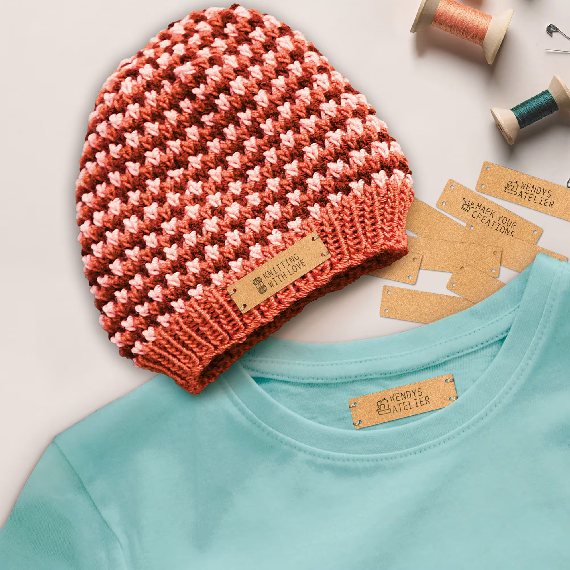 Colop Craft Labeler Washpap Einnähetikett in Kleidung eingenäht