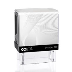 Colop Printer 10 schwarz Selbstfärbestempel mit weißem Inlay
