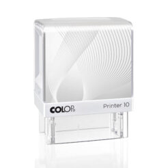 Colop Printer 10 weiß Selbstfärbestempel mit weißem Inlay