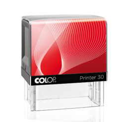 Colop Printer 30 schwarz Selbstfärbestempel mit rotem Inlay