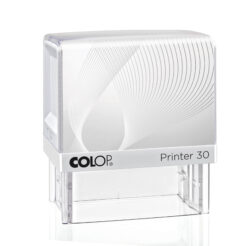 Colop Printer 30 weiß Selbstfärbestempel mit weißem Inlay