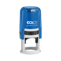 Colop Printer R24 runder Textstempel blau