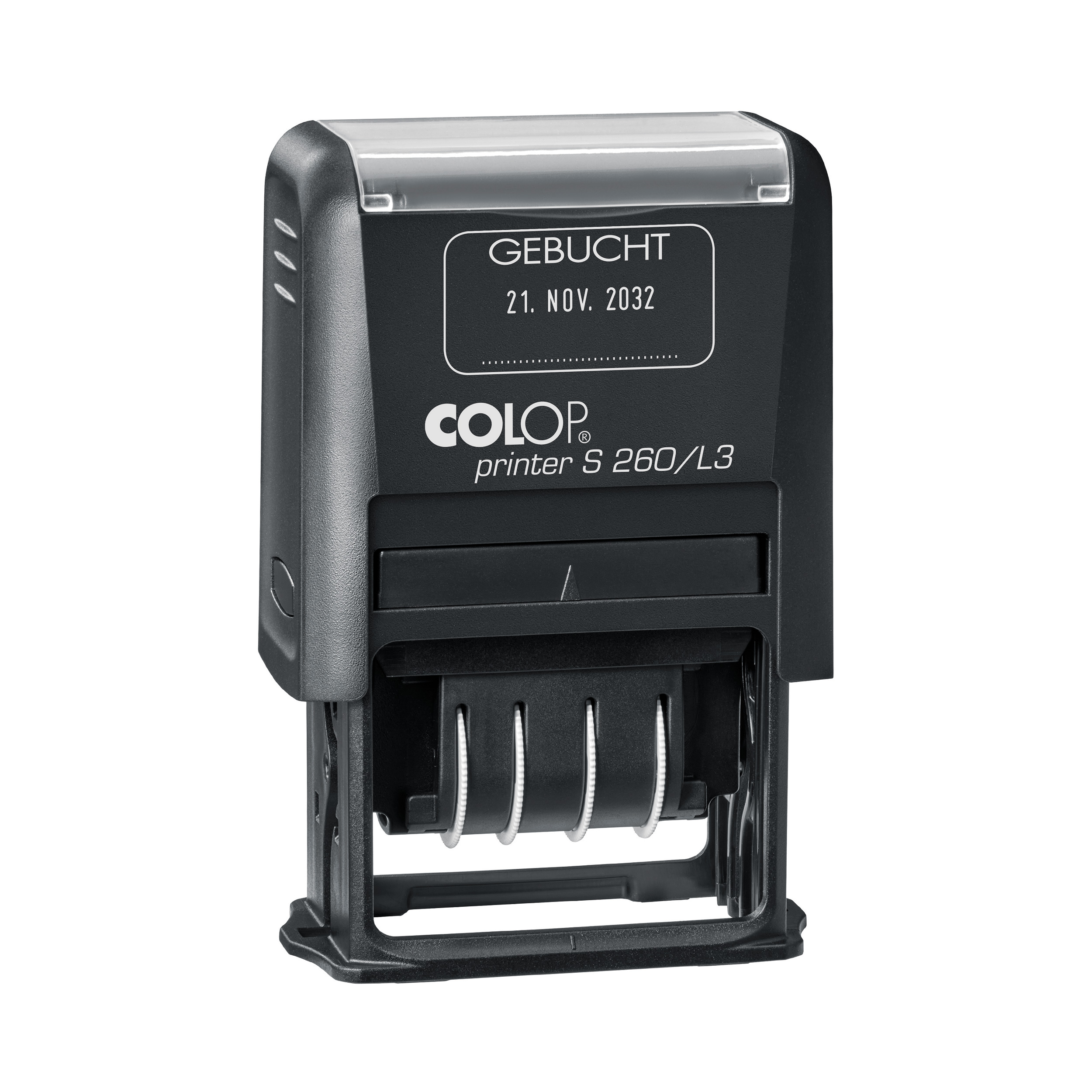 Colop Printer S 260 L/3 Datumstempel Lagertext GEBUCHT