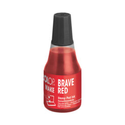 Colop MAKE Nachfüllfarbe – Brave Red Flasche