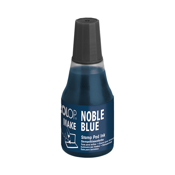 colop stempelfarbe makeink noble blue