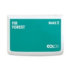 COLOP MAKE 2 Stempelkissen Fir Forest – geschlossener Deckel mit Farbkennzeichnung