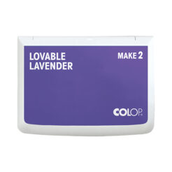COLOP MAKE 2 Stempelkissen Lovable Lavender – geschlossener Deckel mit Farbkennzeichnung