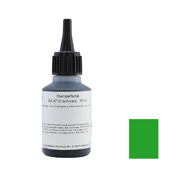 COLORIS BA 4710 Stempelfarbe Grün 50 ml