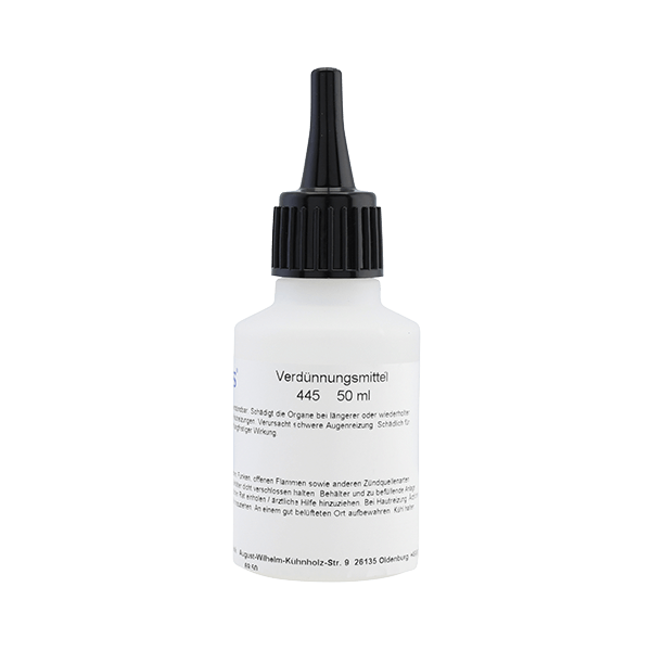 Coloris Verdünner 445 – benzinartiger Spezialverdünner für Betonfarbe P und 4730P, zur Anpassung der Viskosität bei rauen Oberflächen